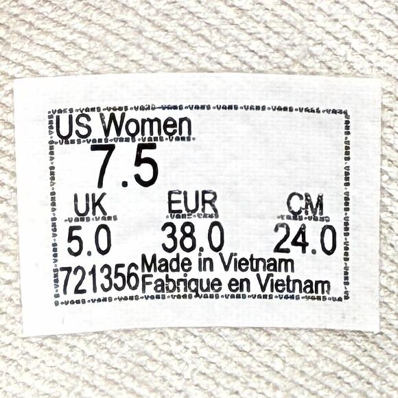 Vans Camden Deluxe Womens Size 7.5 Sneakers Shoes Camel Tan Faux Crocodile Skin - Picture 9 of 9